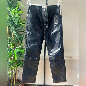 AGOLDE Recycled Leather Pants - new with tags